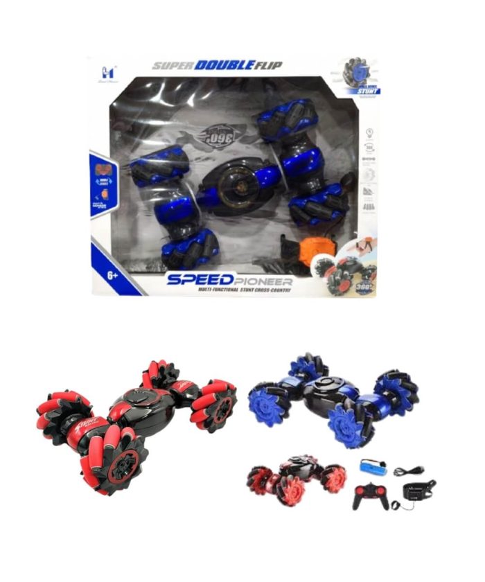 Hand Gesture & Remote Control Stunt Car